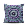 Aberto Design Cojín MANDALA-06 43x43 cm Algodón/Poliéster Relleno Silicona Cremallera Oculta